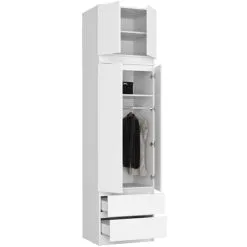 Yläkaappi Vaatekaappiin NORE 60, Valkoinen 8 Yläkaappi Vaatekaappiin NORE 60, Valkoinen -NORE Kalusteet Myymälä ylakaappi vaatekaappiin nore 60 valkoinen 37968 palaute reference