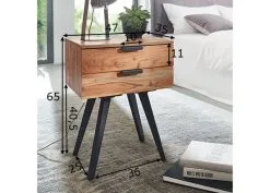 Yöpöytä Akaasia -NORE Kalusteet Myymälä yopoyta akaasia 18342 hinta reference