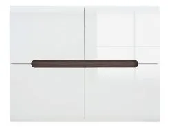 Black Red White Yöpöytä BRW Azteca Trio SFK4D / 8/11, Valkoinen