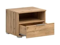 Black Red White Yöpöytä BRW Zele KOM1S, Ruskea. -NORE Kalusteet Myymälä yopoyta brw zele kom1s ruskea d8e1c netistai reference