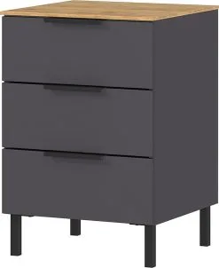 Germania Yöpöytä California 1479, Tummanharmaa/ruskea -NORE Kalusteet Myymälä yopoyta california 1479 tummanharmaaruskea e438a netistai reference