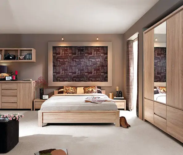 Black Red White Yöpöytä Caspian, Valkoinen/wenge 5 Black Red White Yöpöytä Caspian, Valkoinen/wenge - Image 5