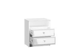 ML Meble Yöpöytä Glamour 04, Valkoinen 9 ML Meble Yöpöytä Glamour 04, Valkoinen -NORE Kalusteet Myymälä yopoyta glamour 04 valkoinen e0a07 palaute reference