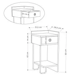 Yöpöytä Kalune Design D855 (I), 60 Cm, Valkoinen/musta 9 Yöpöytä Kalune Design D855 (I), 60 Cm, Valkoinen/musta -NORE Kalusteet Myymälä yopoyta kalune design d855 i 60 cm b3dd1 halvempi reference