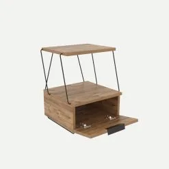 Yöpöytä Kalune Design Tekoba, Ruskea -NORE Kalusteet Myymälä yopoyta kalune design tekoba ruskea 17e80 netistai reference