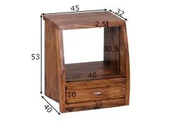 Yöpöytä Mumbai -NORE Kalusteet Myymälä yopoyta mumbai 39324 hinta reference