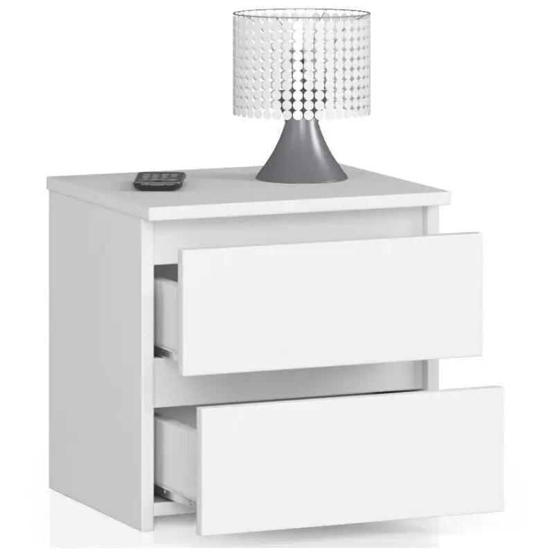 Yöpöytä NORE CL2 40 Cm, Valkoinen. 3 Yöpöytä NORE CL2 40 Cm, Valkoinen. - Image 3