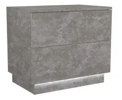 Yöpöytä NORE Sela S2, Harmaa.