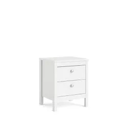 Yöpöytä Tvilum Madrid 2, Valkoinen -NORE Kalusteet Myymälä yopoyta tvilum madrid 2 valkoinen f32bc halvempi reference