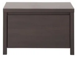 Black Red White Yöpöytäkaappi Caspian, Tummanruskea