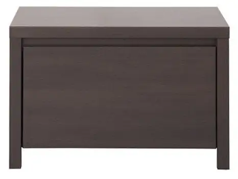 Black Red White Yöpöytäkaappi Caspian, Tummanruskea 1 Black Red White Yöpöytäkaappi Caspian, Tummanruskea